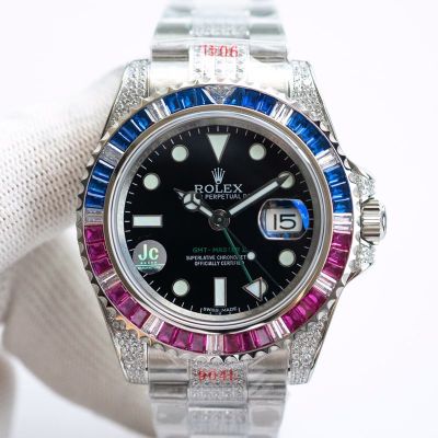 ROLEX GMT  Automatic Movement 904L Steel 40MM Watch